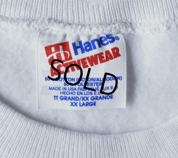 画像3: 90s【デッドストック】【ビンテージ】【USA製】【hanes】GO TO HEALTH!【白】【スウェット】【サイズＸＸＬ】  (3)