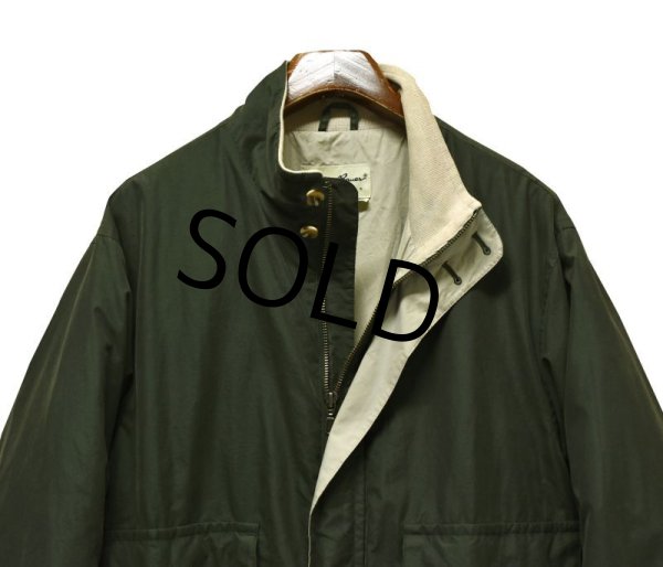 画像4: 【ビンテージ】【エディーバウアー】【ダークグリーン】【比翼仕立て】【ブルゾン】【サイズM】  (4)
