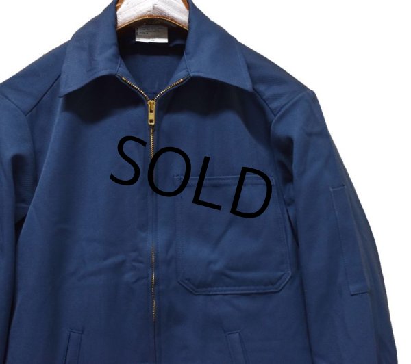 画像4: USA]製【デッドストック】【ビンテージ】【CHALLENGER】【紺】【ワークジャケット】【ジップアップブルゾン】【サイズ３６R】  (4)