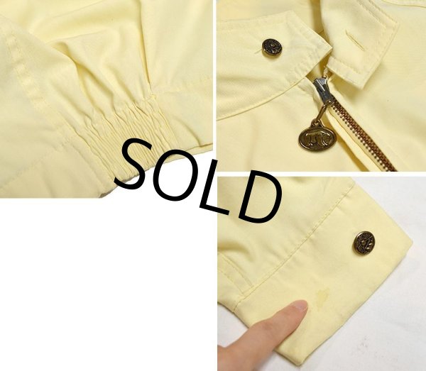 画像3: 【ビンテージ】【Jack Nicklaus】【ジャックニクラウス】【GLENEAGLES】【ライトイエロー】スウィングトップ【ブルゾン】【サイズ40】  (3)