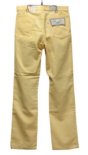 画像4: 【デッドストック】【USA製】【LEVI'S】【リーバイス】【519】【ライトイエロー】【コーデュロイパンツ】【34X33】  (4)