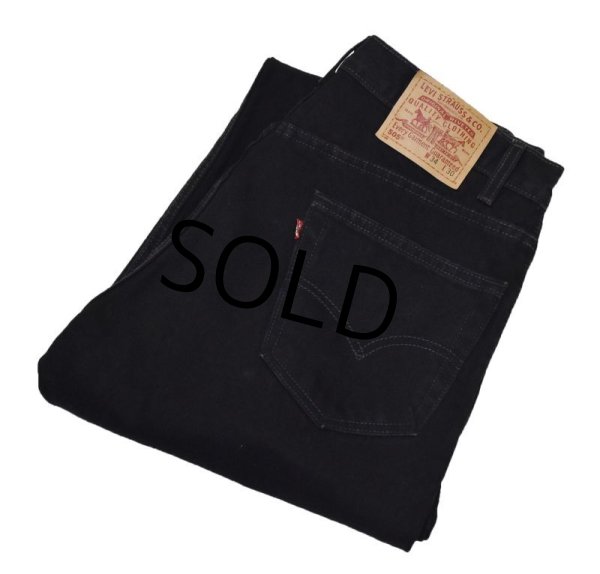 画像1: 【ビンテージ】【LEVI'S】リーバイス【505】【黒】ブラックデニム【34ｘ30】  (1)