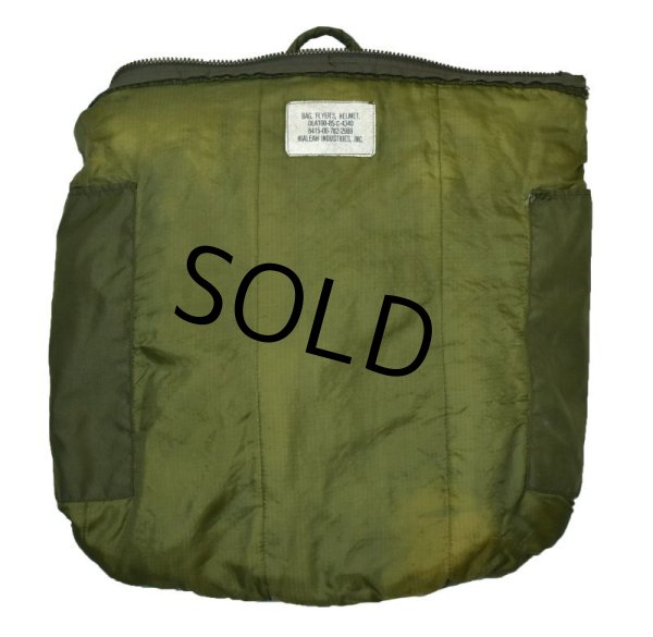 画像6:  80's【ビンテージ】【米軍実物】【USAF】ワッペン付き【ヘルメットバッグ】  (6)