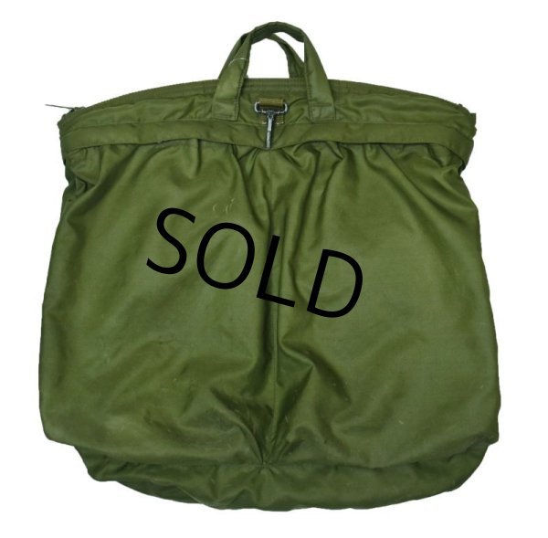 画像3:  80's【ビンテージ】【米軍実物】【USAF】ワッペン付き【ヘルメットバッグ】  (3)