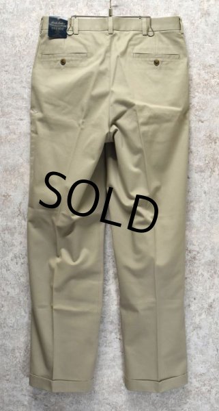 画像4: 【新品未使用】【ブルックスブラザーズ】アドバンテージチノ【ELLIOT】【２タック】【ベージュ】【コットンパンツ】【スラックス】【34ｘ32】  (4)