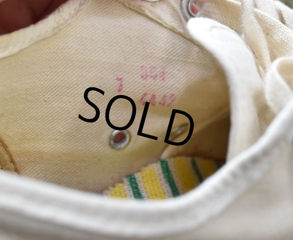 画像7: 70's【ビンテージ】【USA製】【サイドステッチ】【キャンバススニーカー】【25cm程度】  (7)