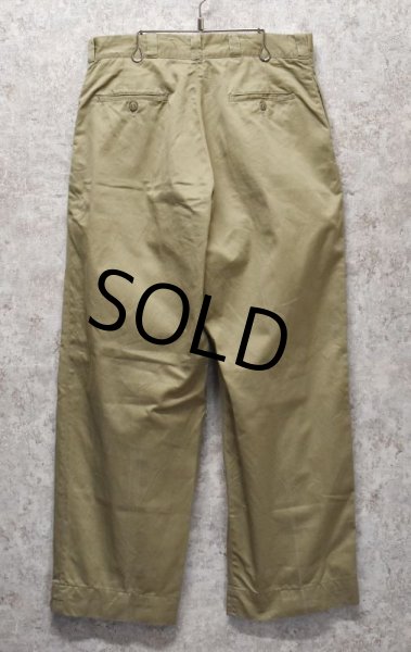 画像4: 【60's】【ビンテージ】【U.S.ARMY】米軍実物【チノパンツ】【チノパン】【W34】  (4)