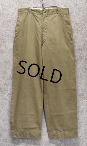 画像2: 【60's】【ビンテージ】【U.S.ARMY】米軍実物【チノパンツ】【チノパン】【W34】  (2)