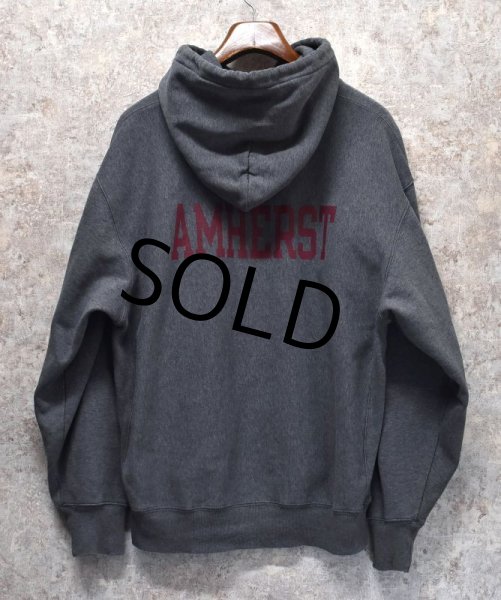 画像4: 【チャンピオン】【リバースウィーブ】【チャコールグレー】【UMASS AMHERST】マサチューセッツ大学【カレッジパーカー】【サイズL】  (4)