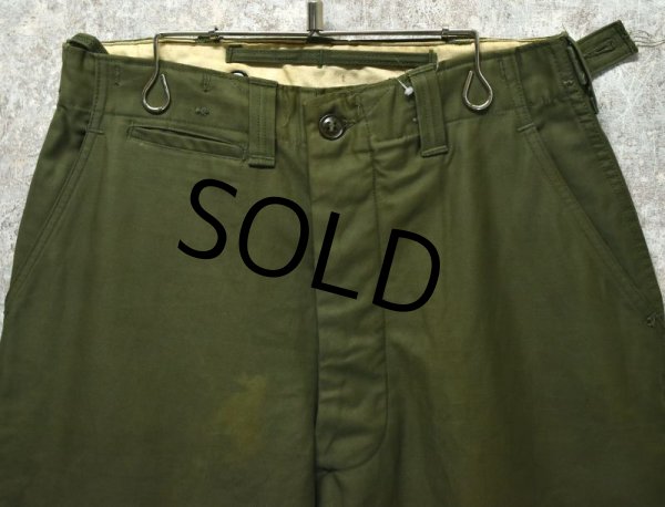 画像6: 【40s】【ビンテージ】米軍実物【U.S.ARMY】【M-43】コットン【フィールドパンツ】【30ｘ30】  (6)