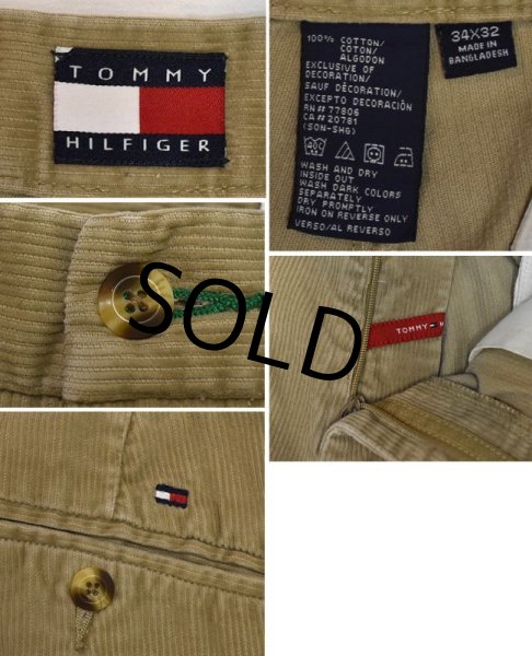 画像3: 【トミーヒルフィガー】【TOMMY HILFIGER】【ベージュ】【コーデュロイパンツ】【34×32】  (3)