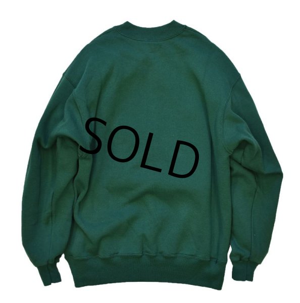 画像4: 程度良好【90s】【ビンテージ】【USA製】【hanes】緑【クマ】ALASKA【スウェット】【サイズＬ】  (4)