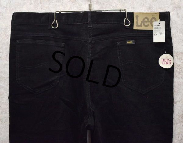 画像6: 大きめサイズ‼【デッドストック】【USA製】【Lee】リー【200】【黒】ストレート【コーデュロイパンツ】【42ｘ30】  (6)