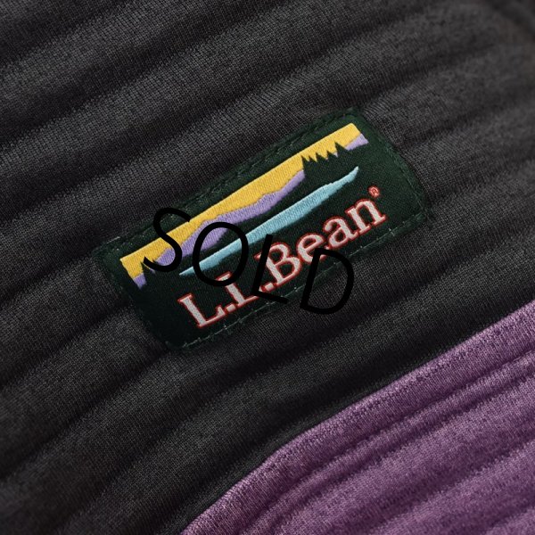画像3: 【L.L.bean】L.L.ビーン【womens】【エアーライト・ニット・プルオーバー】【ヘザーグレーｘライラック】【レディースＸＬ】  (3)