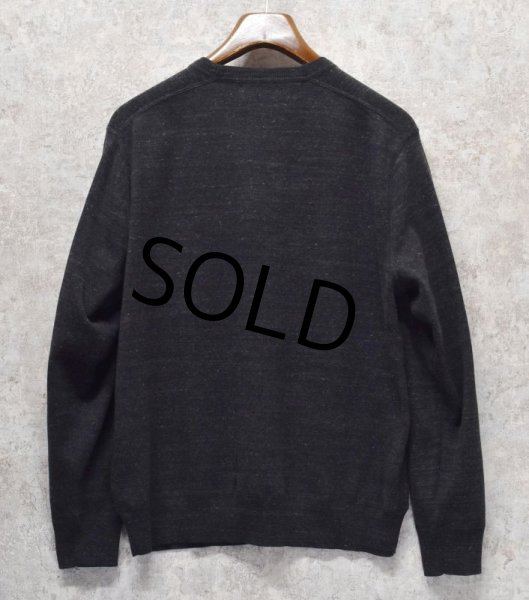 画像3: 新品未使用【ラルフローレン】POLO RALPH LAUREN【チャコールグレー】【前Ｖ】【コットンセーター】【サイズＬ】  (3)
