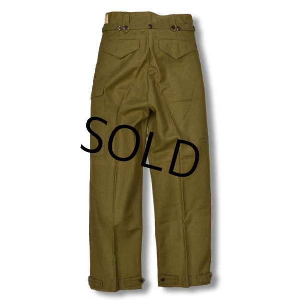 画像6: 程度良好！【ビンテージ】【オーストラリア軍】【ブラウン】バトルドレス【ウールトラウザーズ】グルカパンツ【W31-32】  (6)