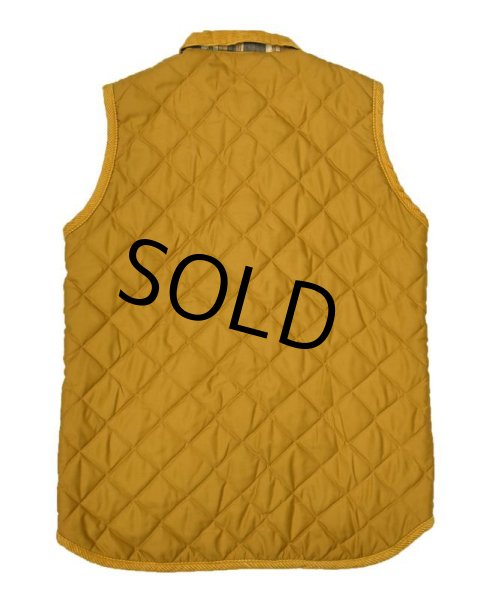 画像5: 【イングランド製】【ビンテージ】【Classics】【マスタード】チェック裏地【キルティングベスト】【XS】  (5)