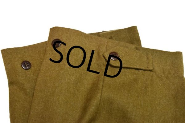 画像7: 程度良好！【ビンテージ】【オーストラリア軍】【ブラウン】バトルドレス【ウールトラウザーズ】グルカパンツ【W31-32】  (7)