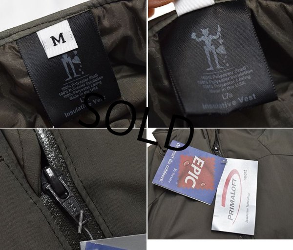 画像2: 【デッドストック】USA製【ビンテージ】【米軍実物】【PCU】【Level7】プルオーバー【プリマロフトベスト】【サイズＭ】  (2)