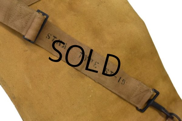 画像3: 1930's【ビンテージ】ww2【米軍実物】【U.S.ARMY】BG-7【シグナルコープ】ステンシル入り【キャンバス】ショルダーバッグ   (3)