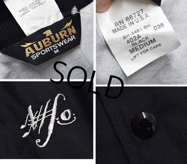 画像2: 【デッドストック】【USA製】90's【ビンテージ】【AUBURN sportswear】【黒】【National Symphony Orchestra】【ブルゾン】【サイズM】  (2)
