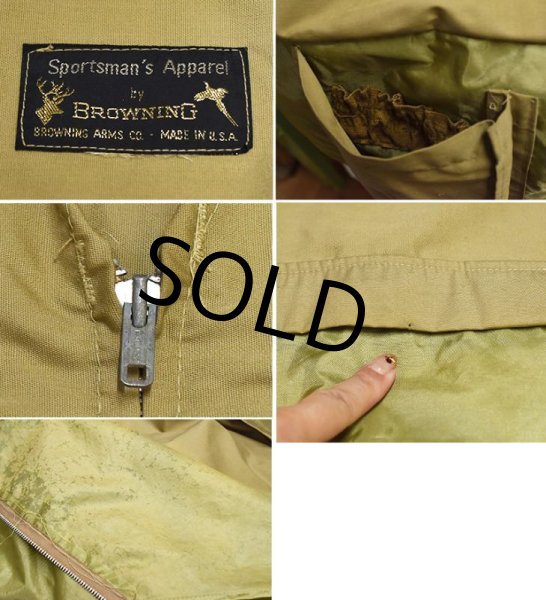 画像2: ~80's USA製【ビンテージ】【Browning】【ハンティングベスト】【サイズXL】  (2)