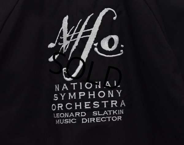 画像4: 【デッドストック】【USA製】90's【ビンテージ】【AUBURN sportswear】【黒】【National Symphony Orchestra】【ブルゾン】【サイズM】  (4)