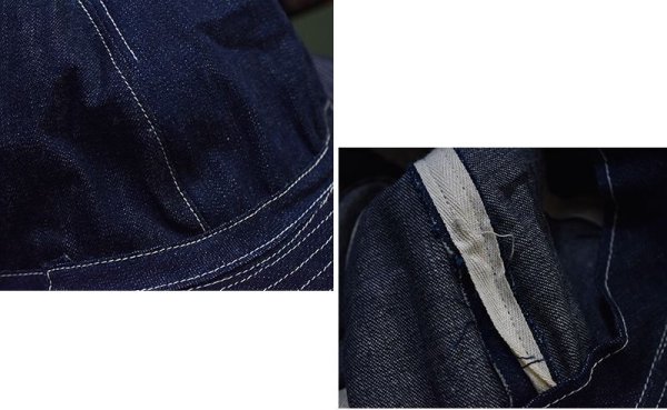 画像3: 30's【ビンテージ】【デッドストック】U.S.ARMY【M37】デニムハット【デイジーメイハット】【５８ｃｍ程度】  (3)