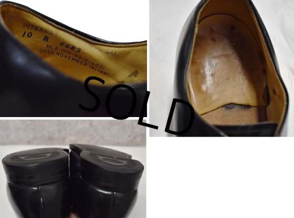 画像2: 80's【ビンテージ】米軍実物【U.S.NAVY】【サービスシューズ】【10 R】28cm程度  (2)