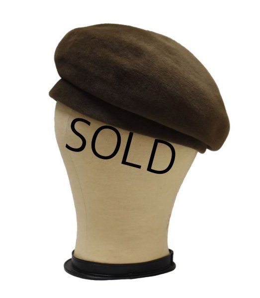 画像7: イタリー製【ビンテージ】【Macy's New York】【ブラウン】【ベレー帽】【7 1/8】【５7.５ｃｍ程度】  (7)