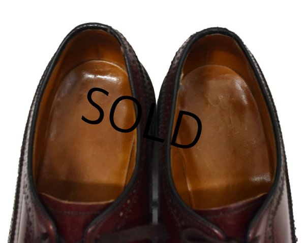 画像5: 【USA製】【ビンテージ】【HANOVER】【ハノーバー】赤茶【ウィングチップ】【8 DB】【26cm程度】  (5)