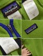 画像2: 【パタゴニア】patagonia【黄緑ｘ紺】【シンチラフリース】【プルオーバー 】【Kid's XL】【レディースＳ程度】  (2)