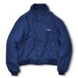 画像1: 90's【USA製】ビンテージ【エディーバウアー】【Eddie Bauer】【紺ｘ紺】【裏フリース】ナイロンジャケット【サイズXL】  (1)