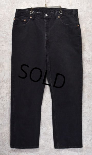 画像2: USA製【ビンテージ】【LEVI'S】【リーバイス505】505【黒】【デニムパンツ】ブラックデニム【40×30】  (2)