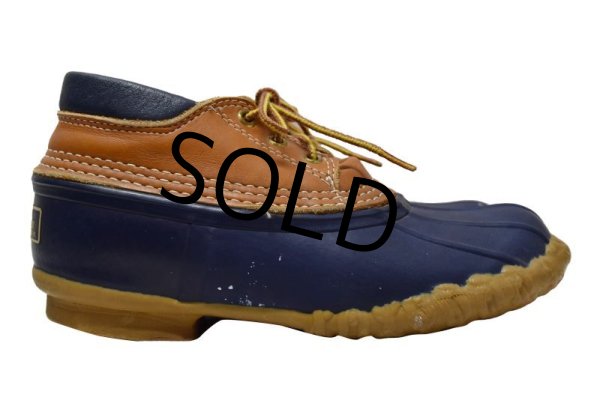 画像3: 【USA製】【L.L.bean】【ネイビー】ラバーモカシン【ビーンブーツ】【サイズ 7LM】【24cm程度】  (3)