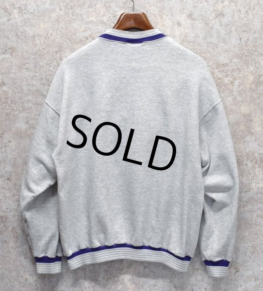 画像3: 90's【USA製】【J.E.MORGAN】【グレーｘ紫ライン】【Sundiego】【スウェット】【ヤシの木】  (3)