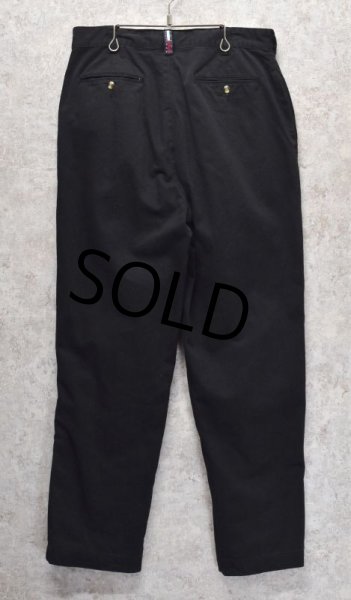 画像4: 【トミーヒルフィガー】【TOMMY HILFIGER】【黒】【ブラック】【コットンパンツ】【34×32】  (4)