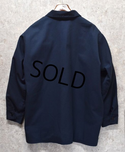 画像3: 90's【USA製】ビンテージ【EWC】【紺】【キルティング裏地付き】ワークジャケット【ワークブルゾン】【サイズＬ】  (3)