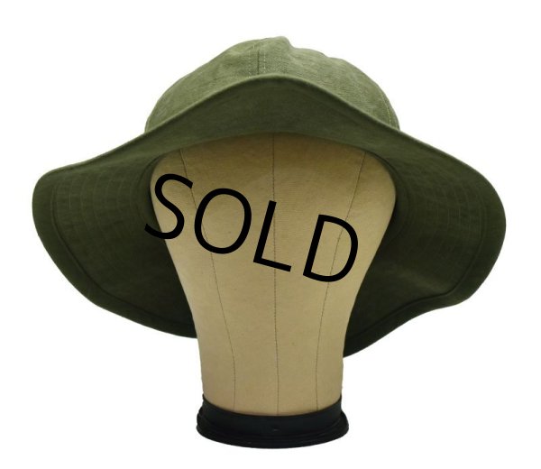 画像4: 40s【ビンテージ】米軍実物【u.s.army】【HBT生地】【オリジナルリメイク】【M３７タイプハット】   (4)