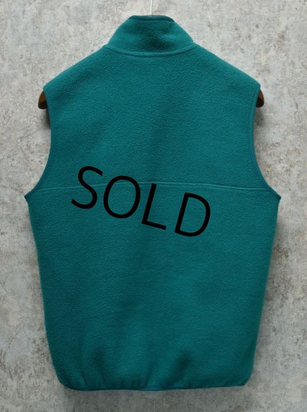 画像3: 【USA製】【patagonia】【パタゴニア】エメラルドグリーン【シンチラフリースベスト】【フリースベスト】【サイズM】  (3)