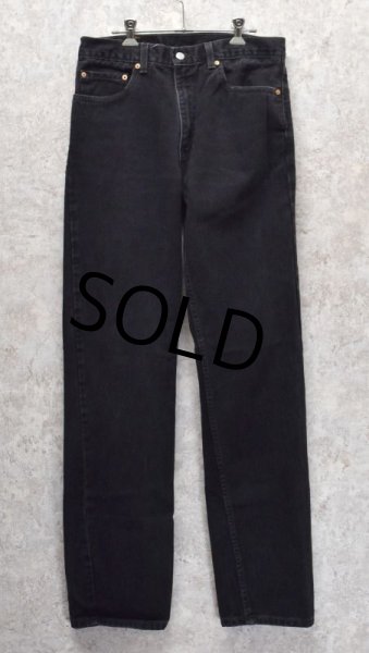画像2: USA製【ビンテージ】【LEVI'S】【リーバイス５０５】505【黒】【デニムパンツ】ブラックデニム【34ｘ36】  (2)