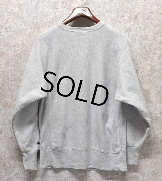 画像4: 【USA製】ビンテージ【チャンピオン】【リバースウィーブ】【グレー】【Pittsburgh steelers】【スウェット】【サイズＬ】  (4)