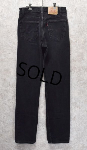 画像4: USA製【ビンテージ】【LEVI'S】【リーバイス５０５】505【黒】【デニムパンツ】ブラックデニム【34ｘ36】  (4)