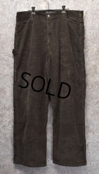 画像2: 【ビンテージ】【LEVI'S】【リーバイス】【シルバータブ】【ブラウンコーデュロイ】【ペインターパンツ】【36X30】  (2)
