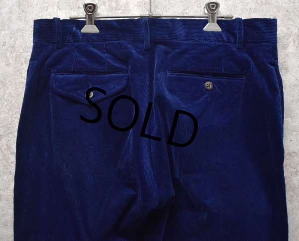 画像5: 【POLO RALPH LAUREN】【ラルフローレン】【青】SUFFIELD PANT【コーデュロイパンツ】【コーデュロイスラックス】【34×30】  (5)