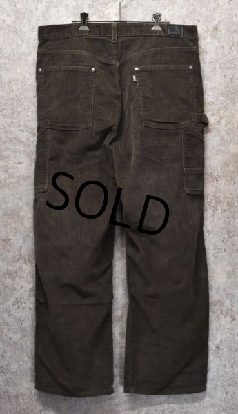 画像4: 【ビンテージ】【LEVI'S】【リーバイス】【シルバータブ】【ブラウンコーデュロイ】【ペインターパンツ】【36X30】  (4)
