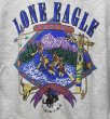 画像4: 【USA製】ビンテージ【Lee】リー【LONE EAGLE】【グレー】【スウェット】【サイズＬ】   (4)