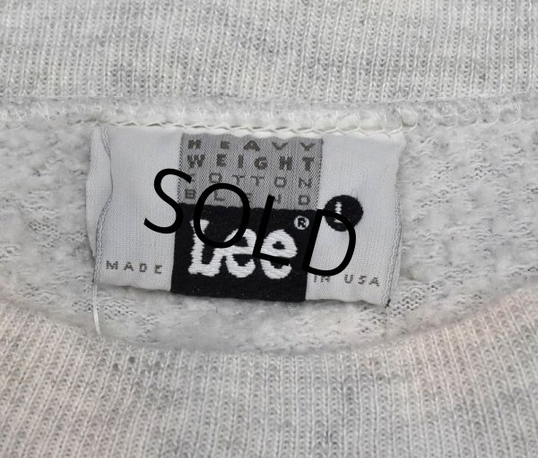 画像2: 【USA製】ビンテージ【Lee】リー【LONE EAGLE】【グレー】【スウェット】【サイズL】   (2)