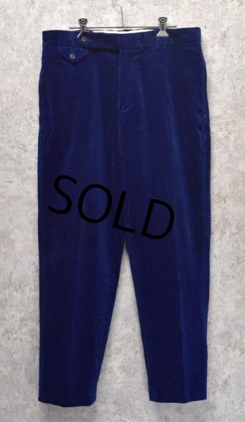 画像3: 【POLO RALPH LAUREN】【ラルフローレン】【青】SUFFIELD PANT【コーデュロイパンツ】【コーデュロイスラックス】【34×30】  (3)