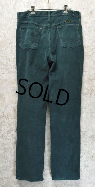 画像4: 【USA製】ビンテージ【ラングラー】【wrangler】緑【コーデュロイスラックス】コーデュロイパンツ【ｗ33】  (4)
